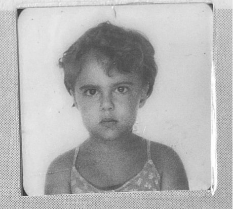Childhood photo of Violet Orlandi