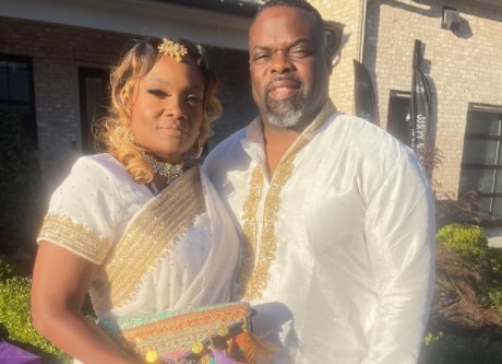 Dr. Heavenly Kimes with her husband Damon