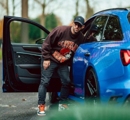 Jay-Jay Boske with his car