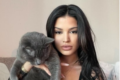 Kailyn with her pet