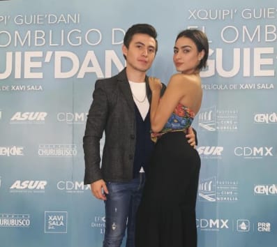  Luis Curiel with his girlfriend Valentina Buzzurro