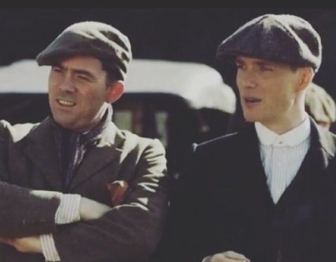 Packy Lee with Cillian Murphy.