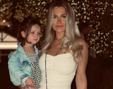 Cami Homs with her daughter Francesca