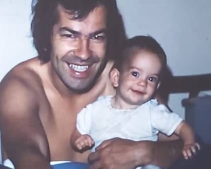 Nathalie Boltt and her Father