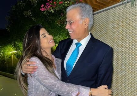 Ola Farahat with her dad