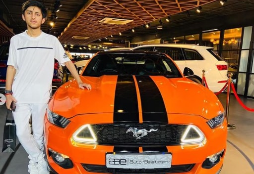 Sahil Rana showcase his luxurious car