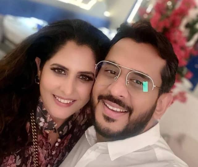 Aman Gupta with his wife