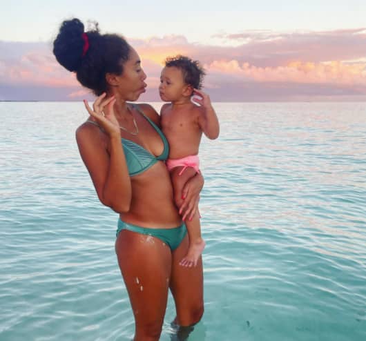  Shannon Boodram and her daughter