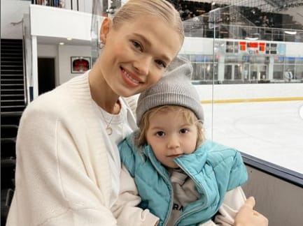 Vita Sidorkina with her daughter Allegra