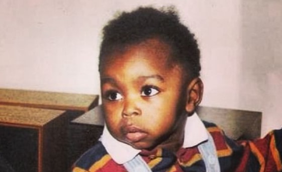childhood picture of Abraham Popoola