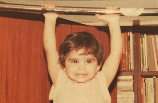 Childhood pic of Ahd Kamel