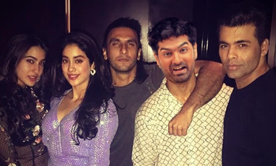 Kunaal Roy Kapur with  other Bollywood actors and actress