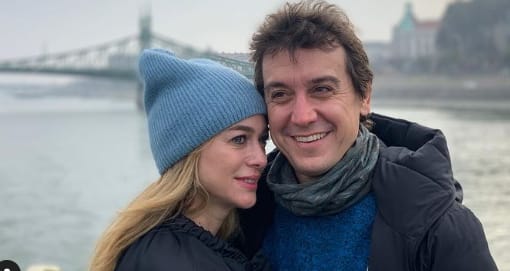 Marta Hazas with her husband Javier Veiga