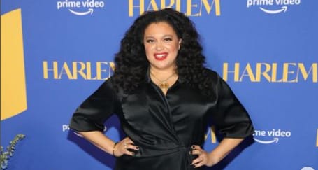 Michelle Buteau looks adorable in a black outfit