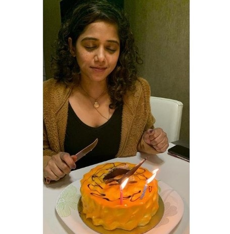 Yashashri Masurkar celebrating her birthday