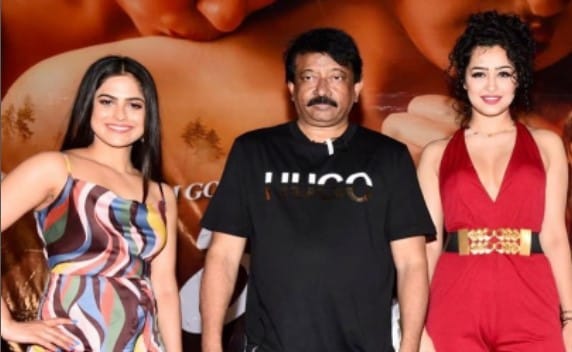 Apsara Rani with actress Nina Ganguly and film director Ram Gopal Verma
