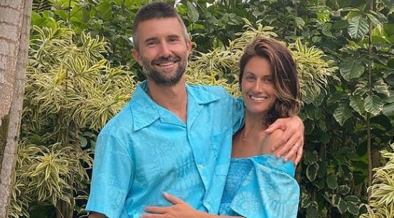 Brandon Jenner with his wife