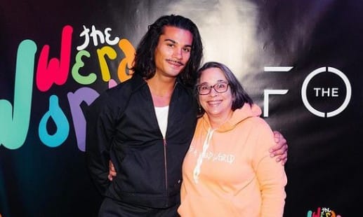 Drew Ray Tanner with his mom Amber Chung
