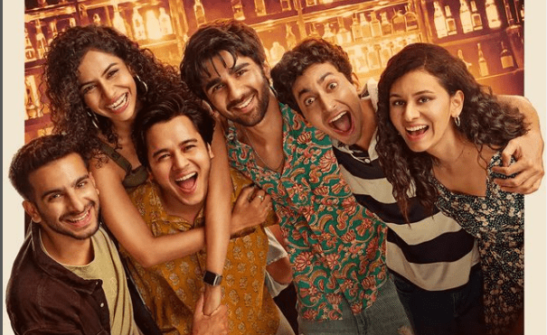 Mihir Ahuja with the co-actors of ''Feels Like Home'' 