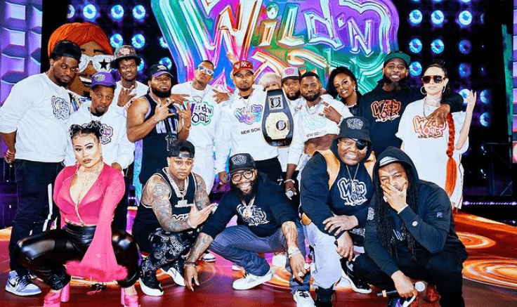 Phillip Hudson with other contestants of ‘’Wild’n Out’’ season 18