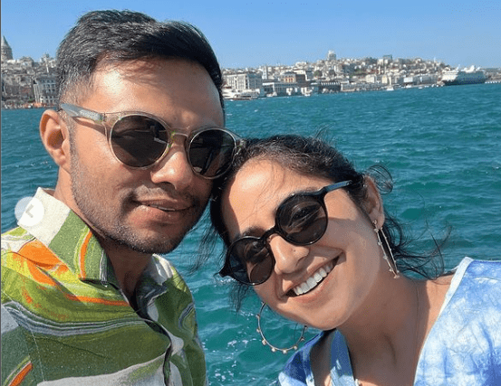 Ankita Sahigal spending quality time with her husband