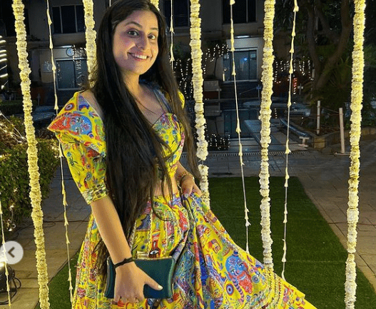 Ankita Sahigal looks beautiful and attractive in a yellow saree
