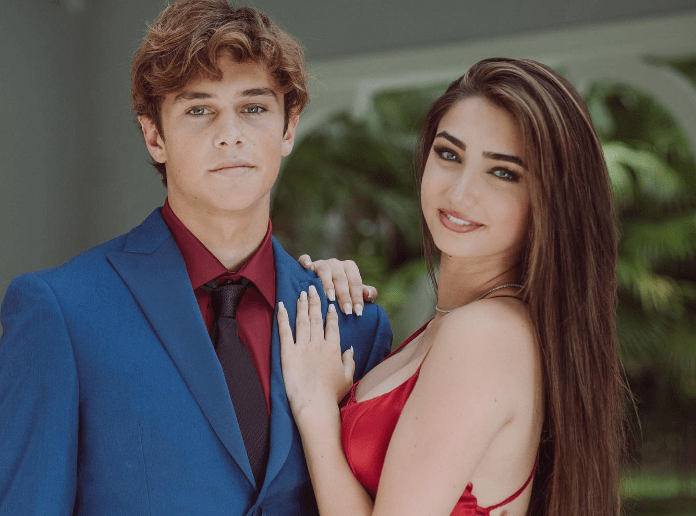 Cole Alves with social media star Taylor Machat