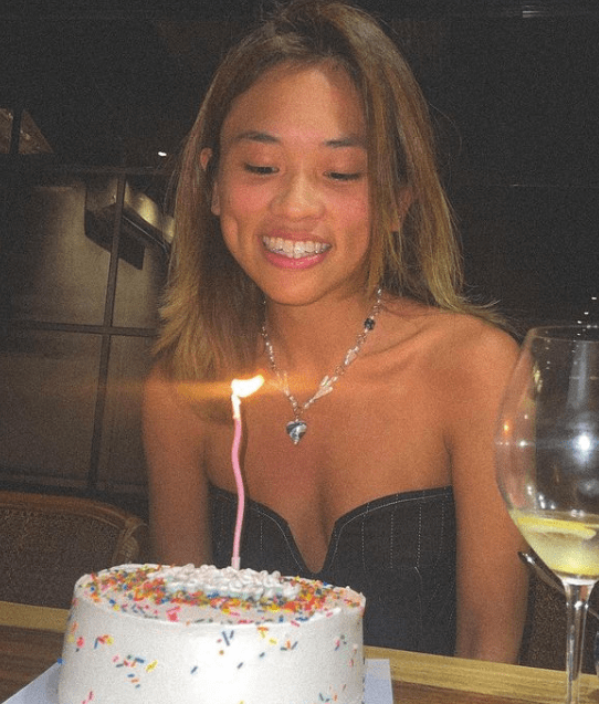 Jemina Ty celebrating her birthday