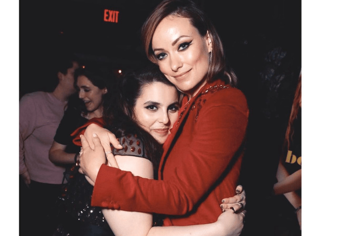 Olivia Wilde with a fellow celebrity