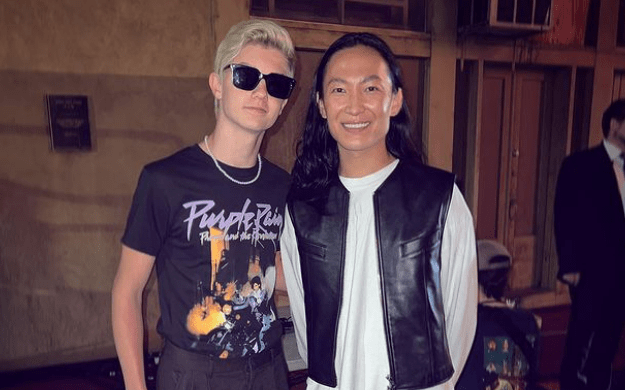 Stefan Benz with American fashion designer Alexander Wang