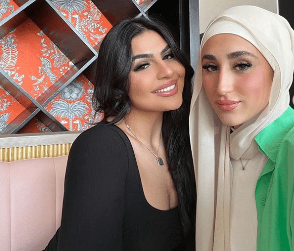 Alia Deeb with her sister Leana Deeb
