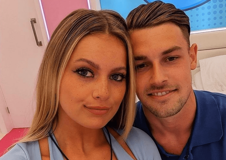 Andrew Le Page with the contestant of the ''Love Island'' season 8 and his girlfriend Tasha Ghouri