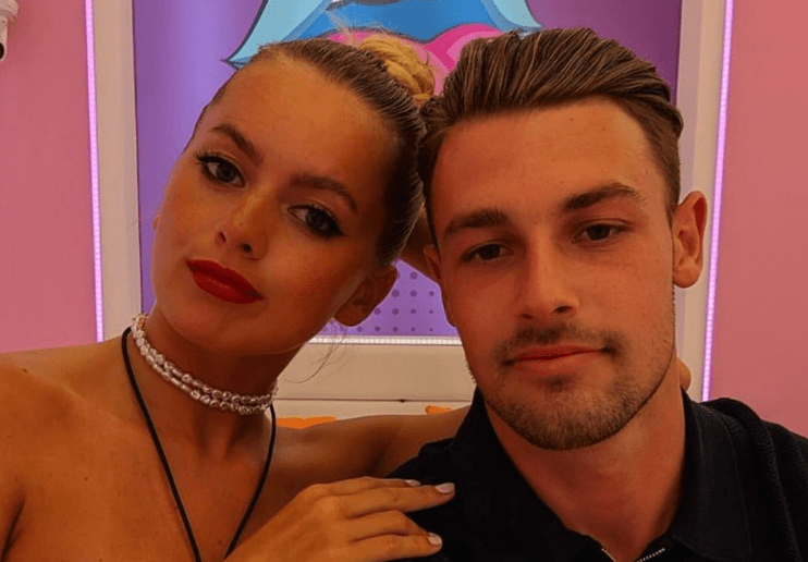 Andrew Le Page with the contestant of the ''Love Island'' season 8 and his girlfriend Tasha Ghouri