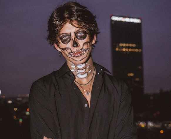 Jacob Day in a Halloween look