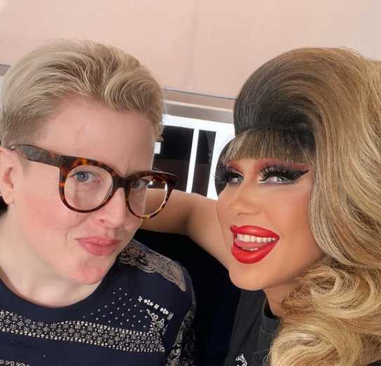 Jodie Harsh with American DJ The Blessed Madonna