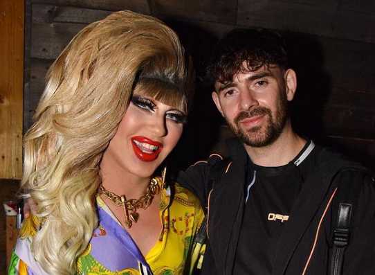 Jodie Harsh with DJ Patrick Topping