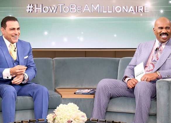Manny Khoshbin at Steve Harvey’s ‘’How To Be A Millionaire’’ show.
