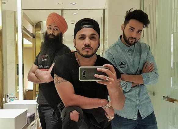 GD 47 with rapper Raftaar and his friend