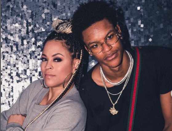 Shaunie O'Neal with her elder son Shareef 