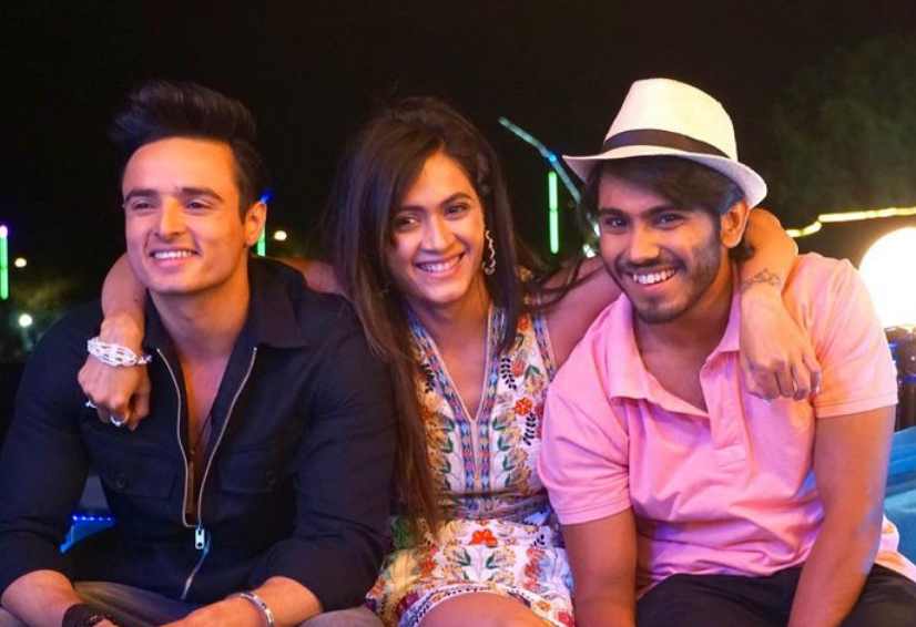 Arun Sharma with his friends