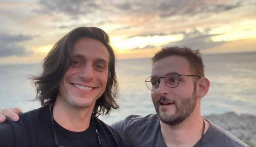 Gideon Glick spending quality time with his husband Perry Dubin