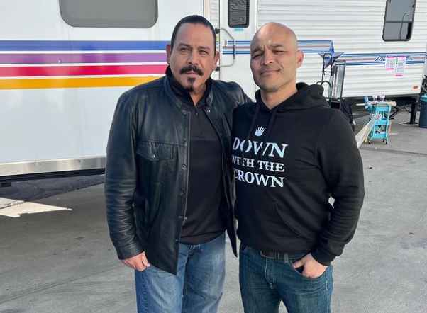 Jimmy Gonzales with a fellow actor