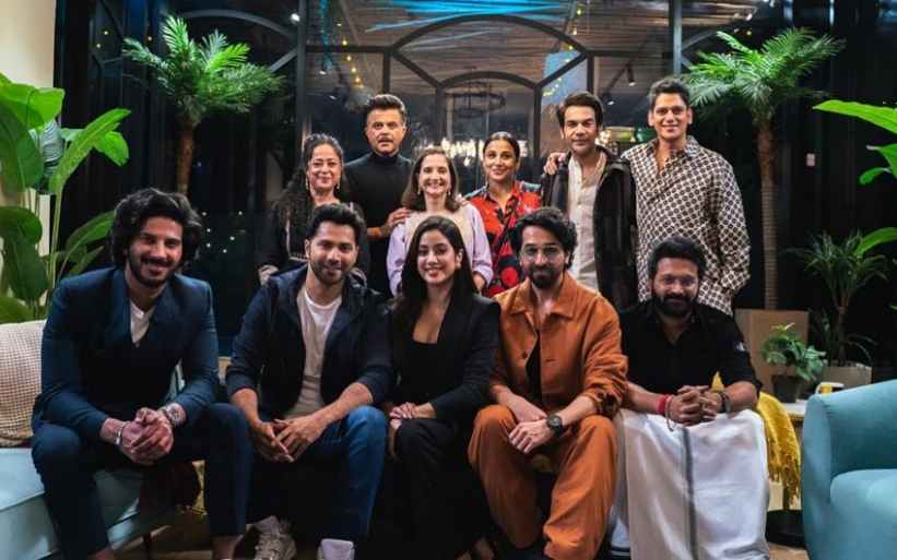 Sheeba Chaddha with the full cast of 'Doctor G'