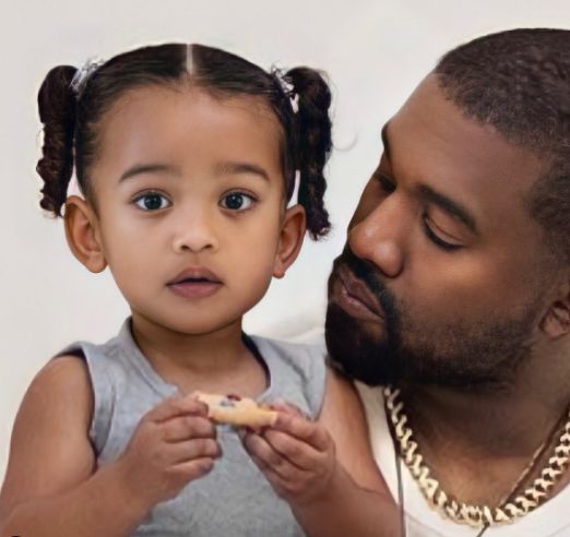 Chicago West with her father
