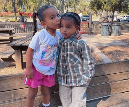 Chicago West with her brother Psalm