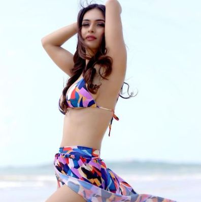 Neha Malik in swimwear 