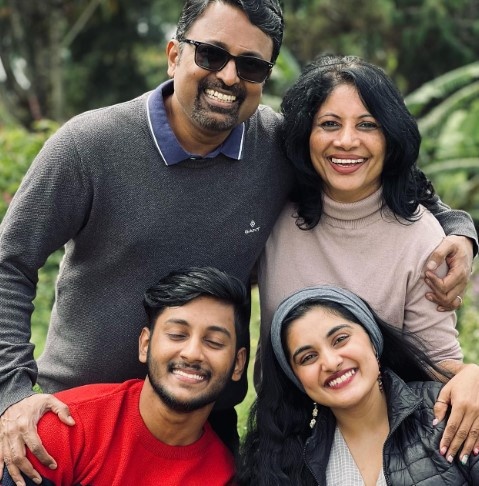 Nivetha Thomas is spending time with her family 