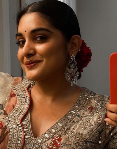 Nivetha Thomas in traditional outfits 