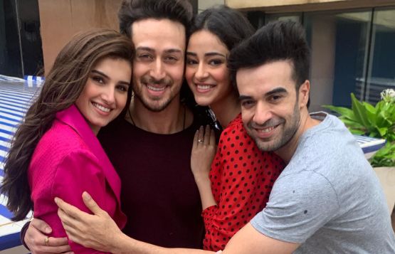 Punit Malhotra with the cast of Student Of The Year 2