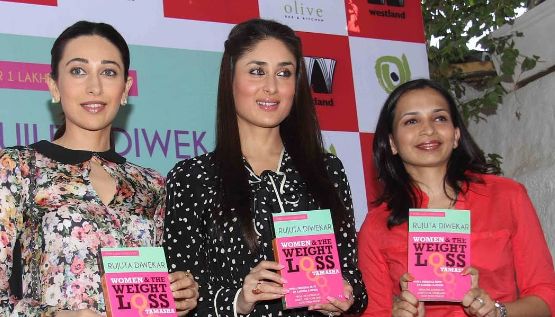 Rujuta Diwekar with Karisma Kapoor and Kareena Kapoor Khan 